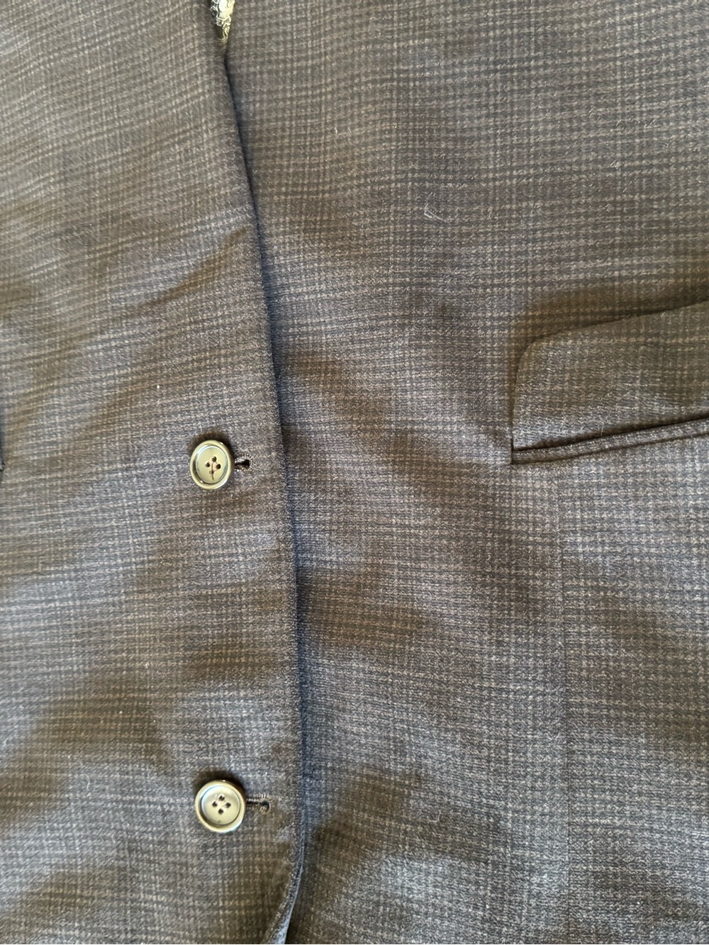 Tazio Italy Men's Brown Micro Check Sport Coat Blazer 46L Paisley Lined - Picture 6 of 15